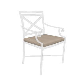 Brown Jordan Venetian Dining Arm Chair Seat Replacement Cushion