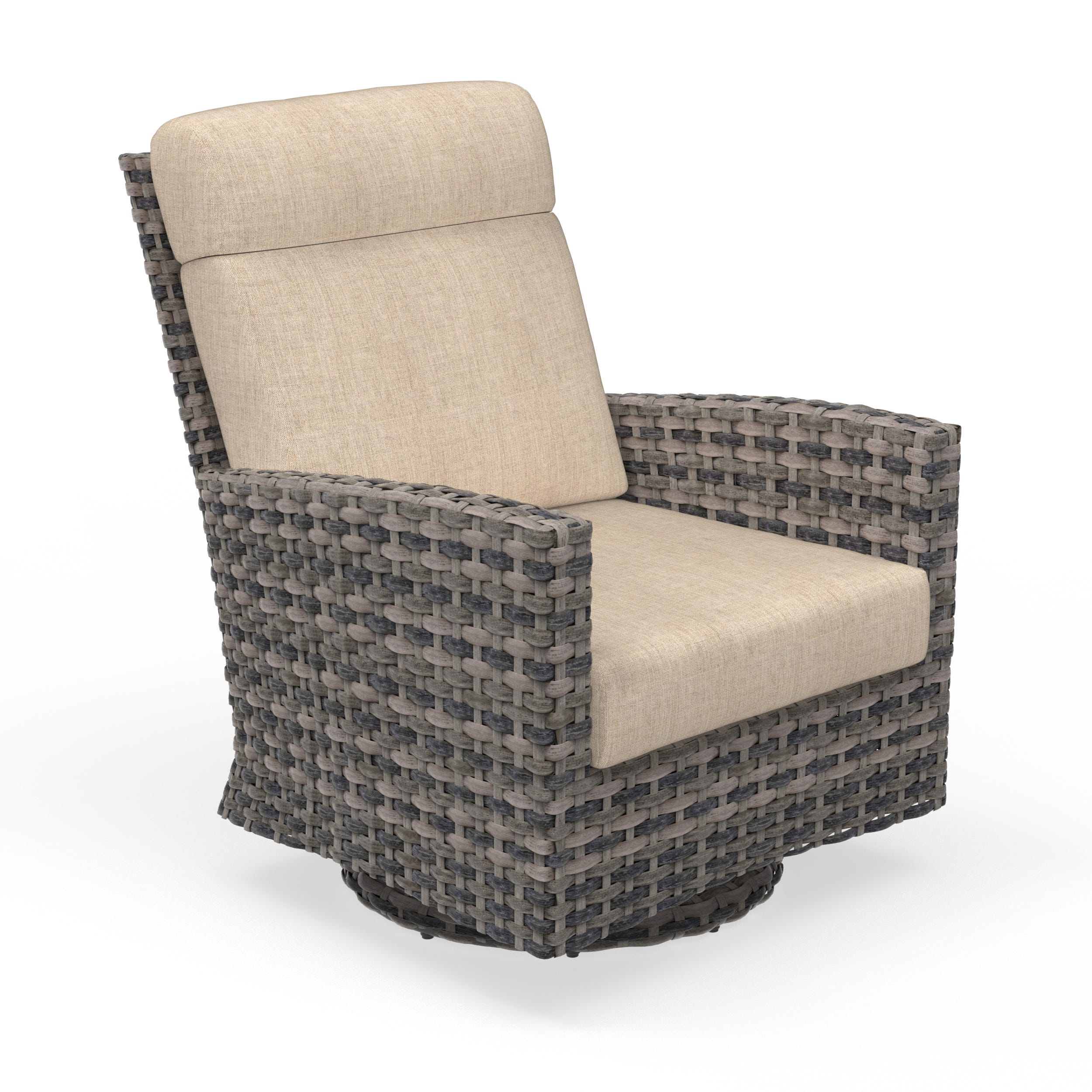 Cabin Swivel Rocker Cavalier Swivel Rocking Chair | PatioHQ