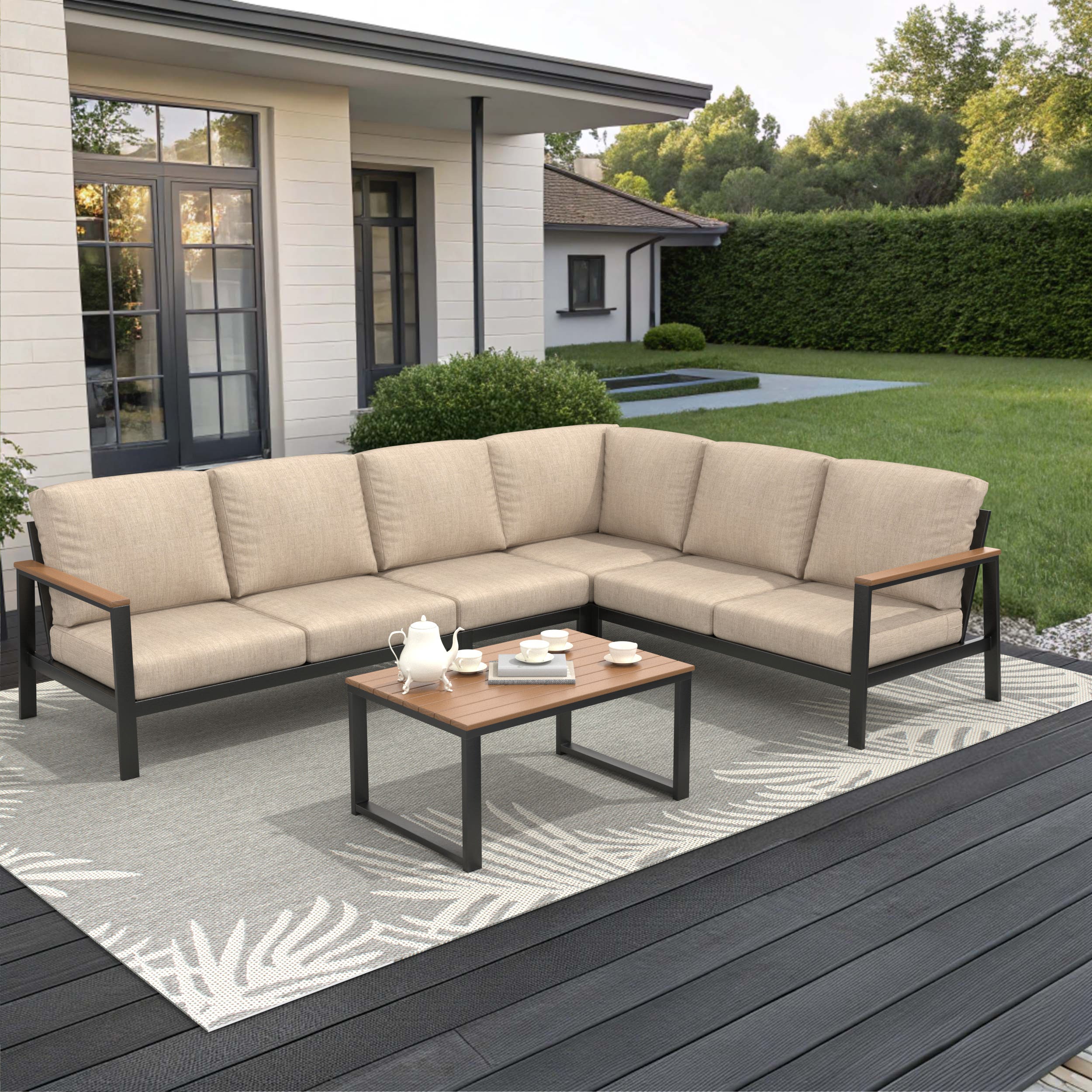 Hanover 5-Piece Modular Patio Set – Flexible Outdoor Design | PatioHQ
