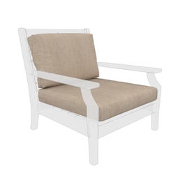 Jensen Leisure Opal Lounge Chair Replacement Cushion - 1 Seat 1 Back