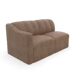 Lunaro Patio Sectional Right Arm Loveseat