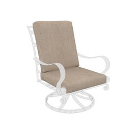 O.W. Lee Marquette High Back Swivel Rocker Club Chair Replacement Cushion - 1 Seat 1 Back