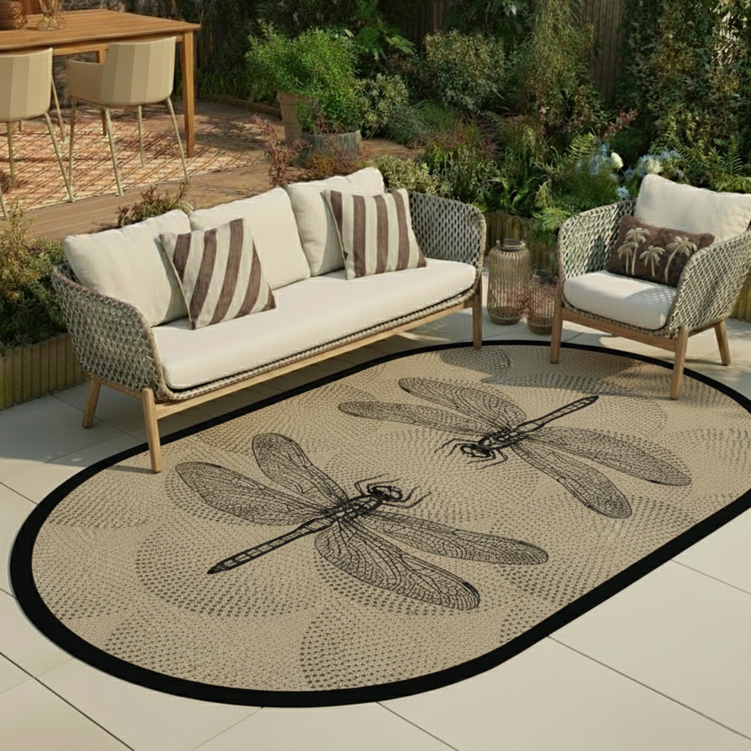 Custom Oval Outdoor Rugs for Patios | PatioHQ