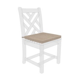 Polywood Chippendale Dining Side Chair Seat Replacement Cushion