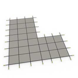 Swimming Pool Cover - L Shape