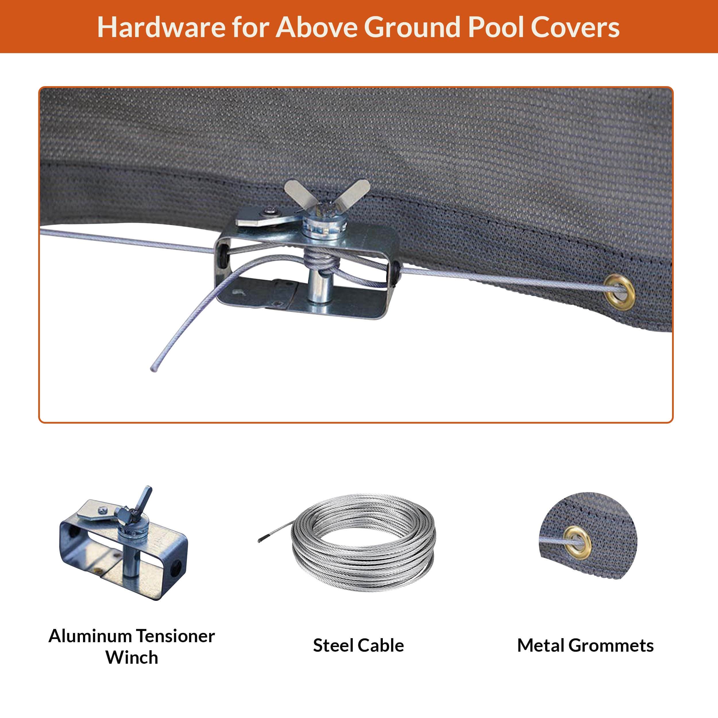 Custom Rectangle swimming Pool Cover | Durable, UV‑Resistant, Weather ...