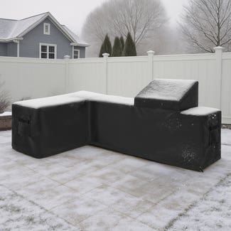 L-shaped Island Kitchen Covers - Right