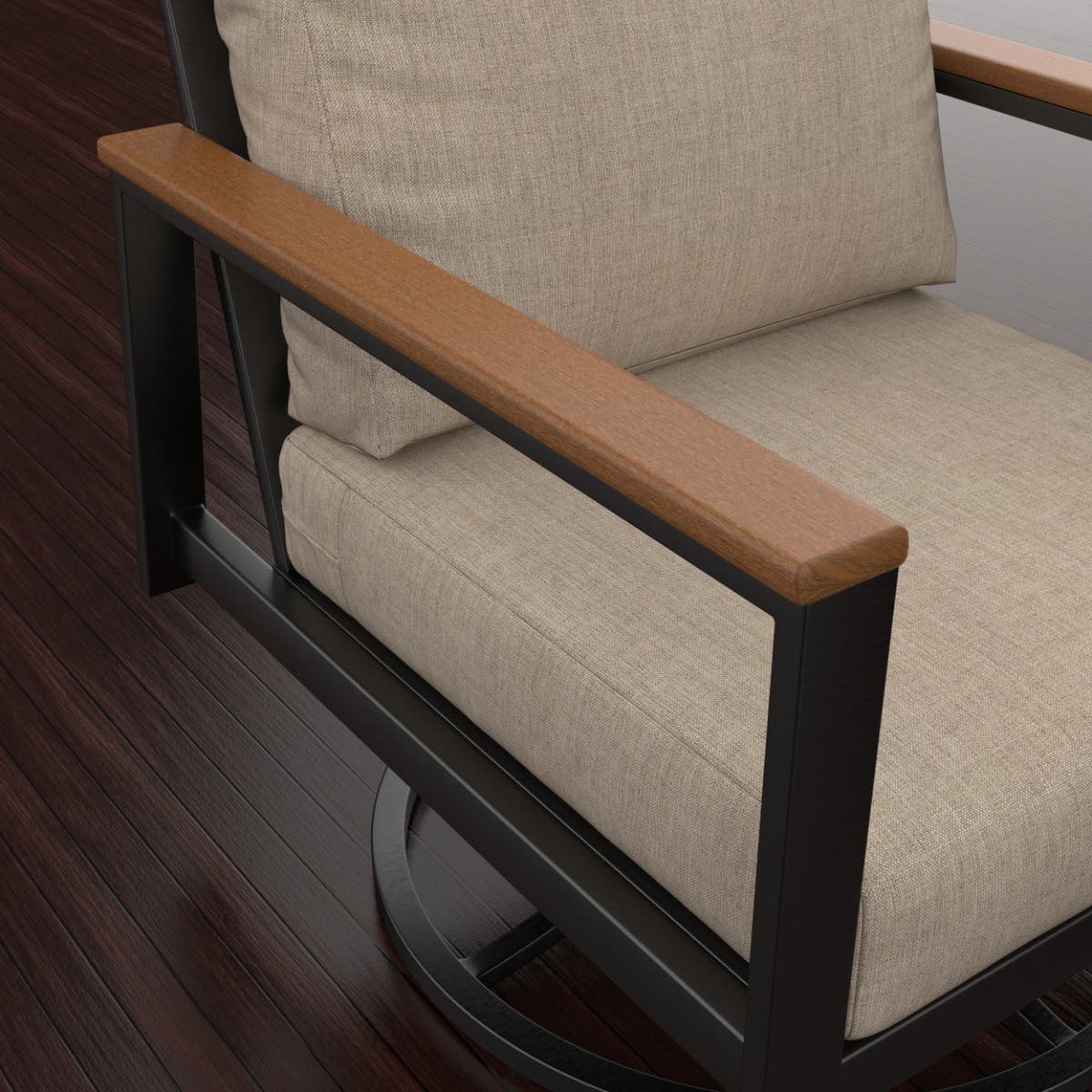 Hanover Patio Swivel Rocking Chair – Smooth Motion, Lasting Comfort