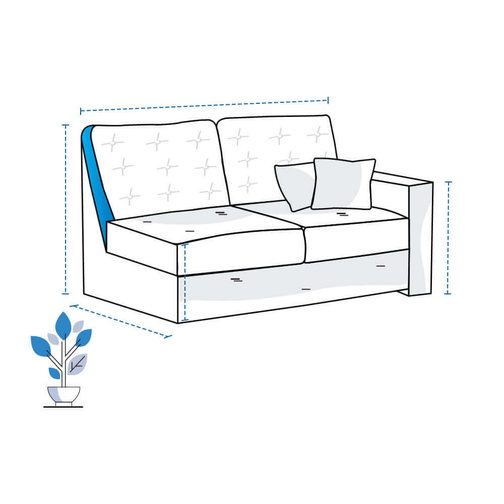 Right Arm Loveseat Covers