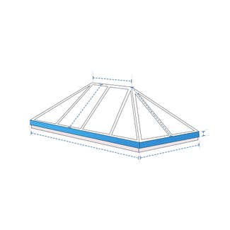 Custom Skylight Covers - Extended Pyramid
