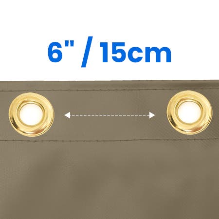 Grommets Spaced Approximately @ 06