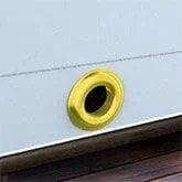 Grommets at every 24 Inch