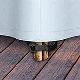 Push Clip to Secure Legs